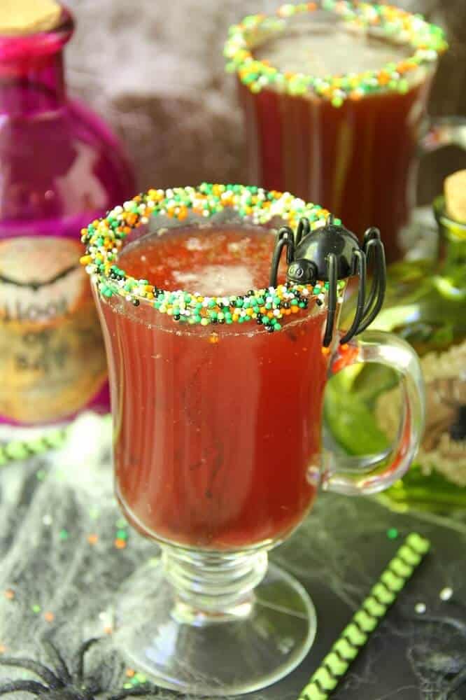 Poison Apple Cider with Plastic Spider