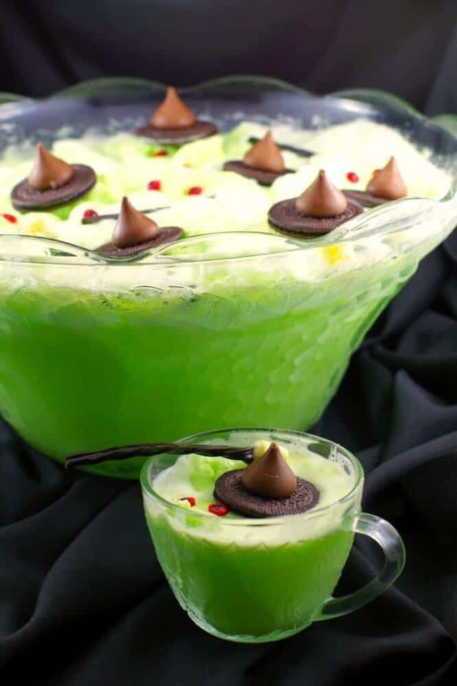 Witches' Hat Green Cauldron Punch