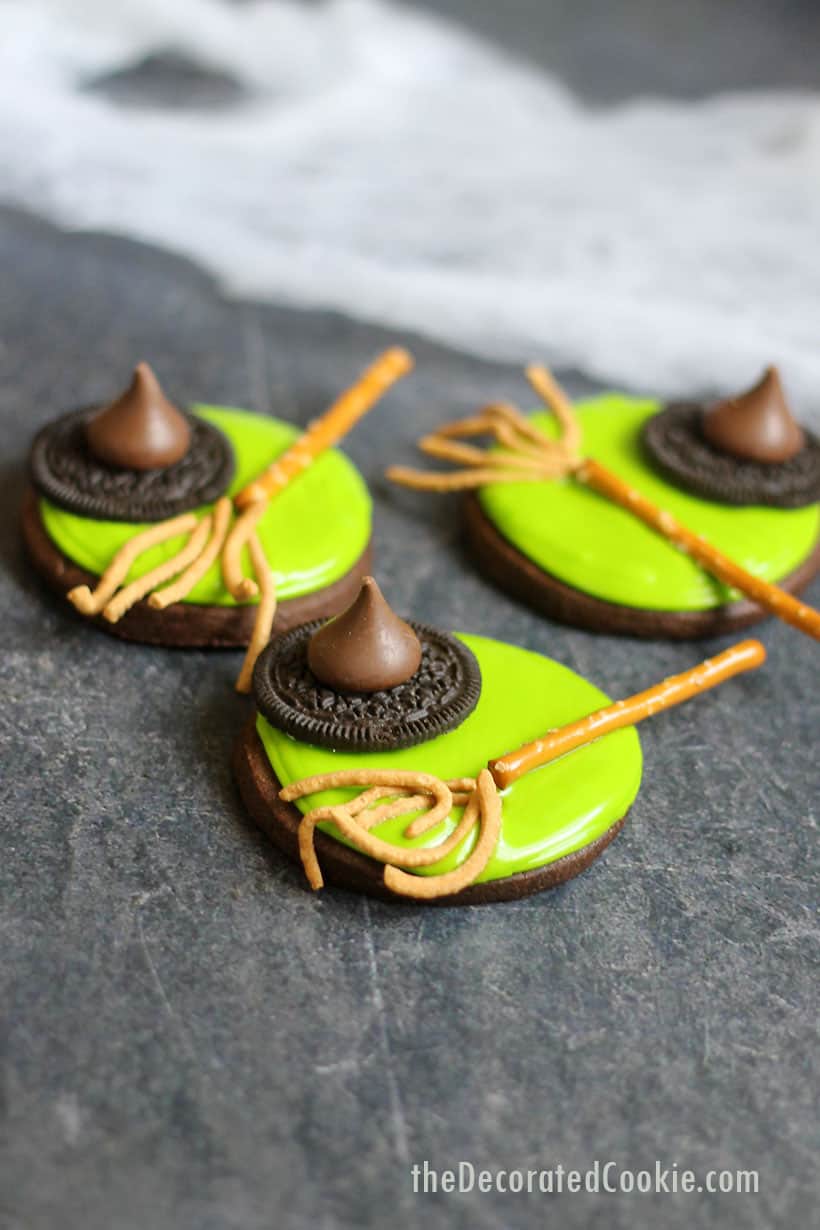 Broomstick Witch Hat Cookies