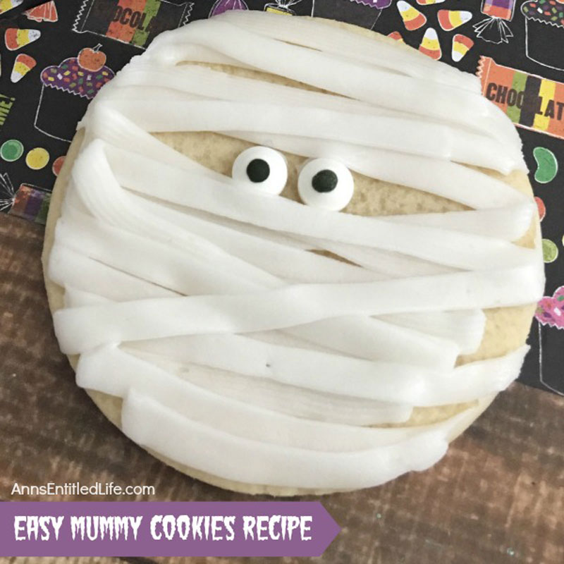 Flat-Iced Mummy Sugar Cookies