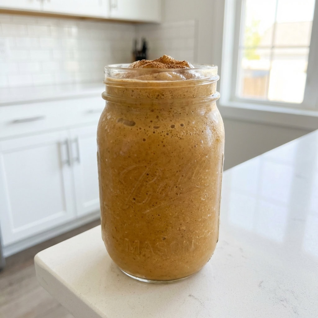 Pumpkin Spice Smoothie Jar