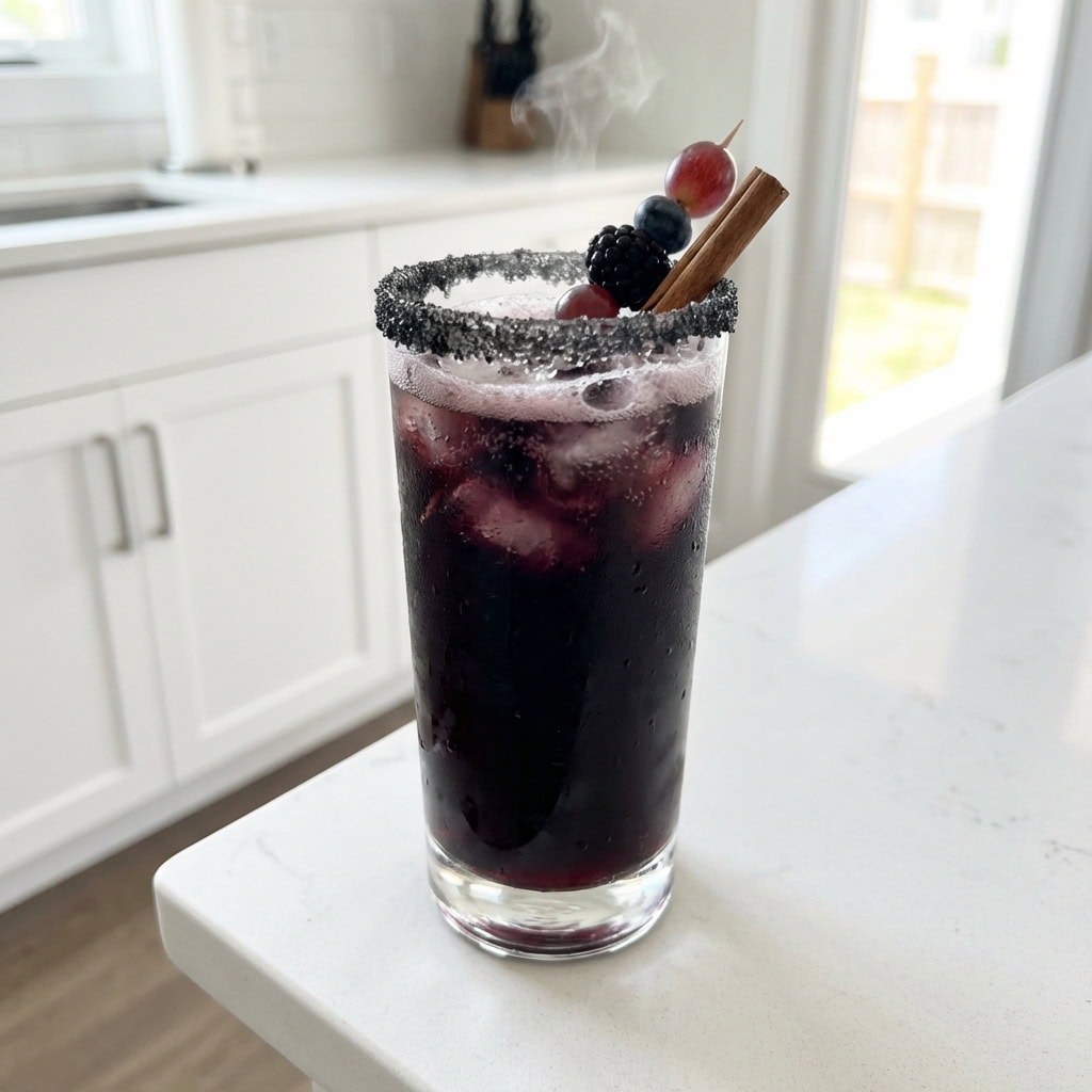 Smokey Blackberry Fog Drink