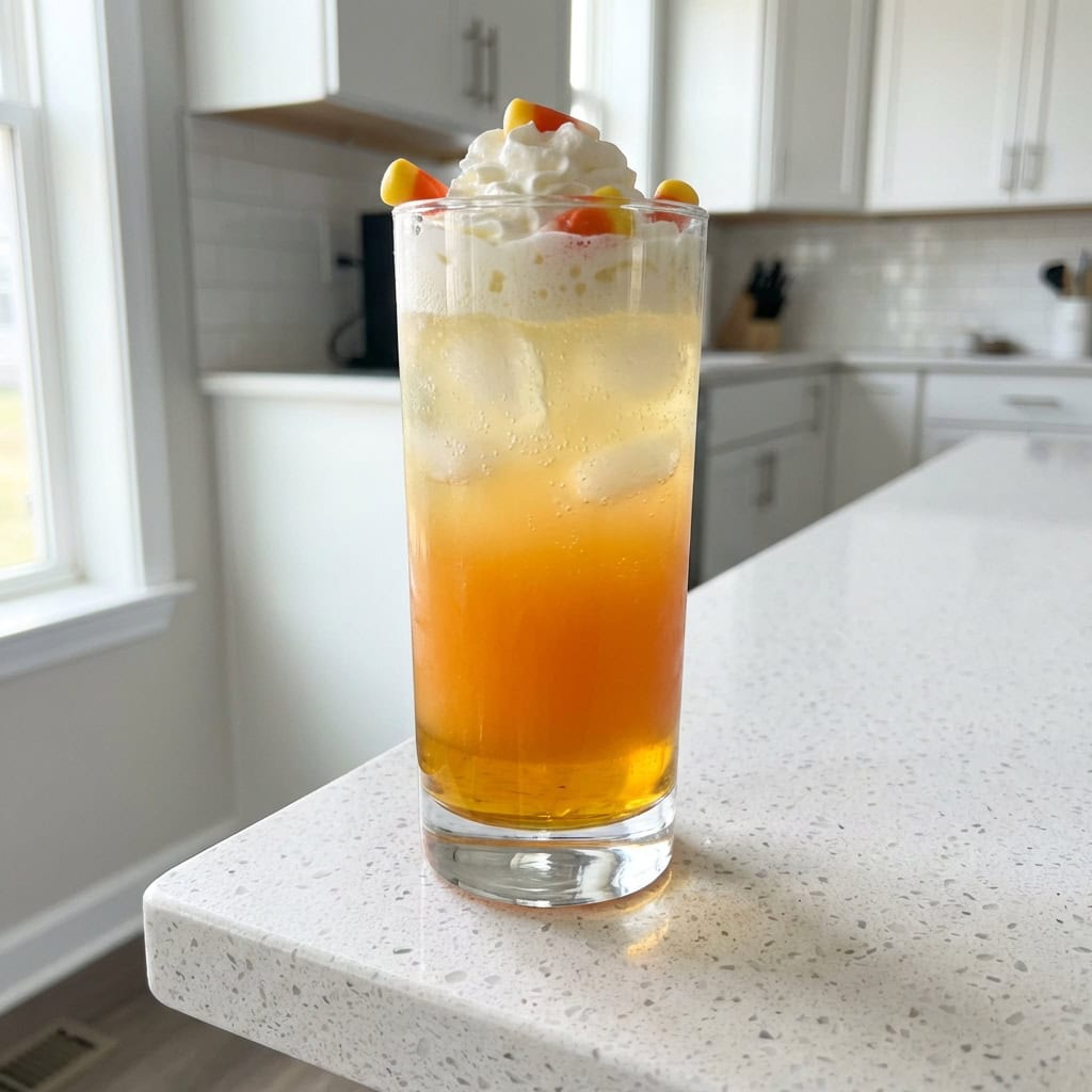 Candy Corn Fizz Soda