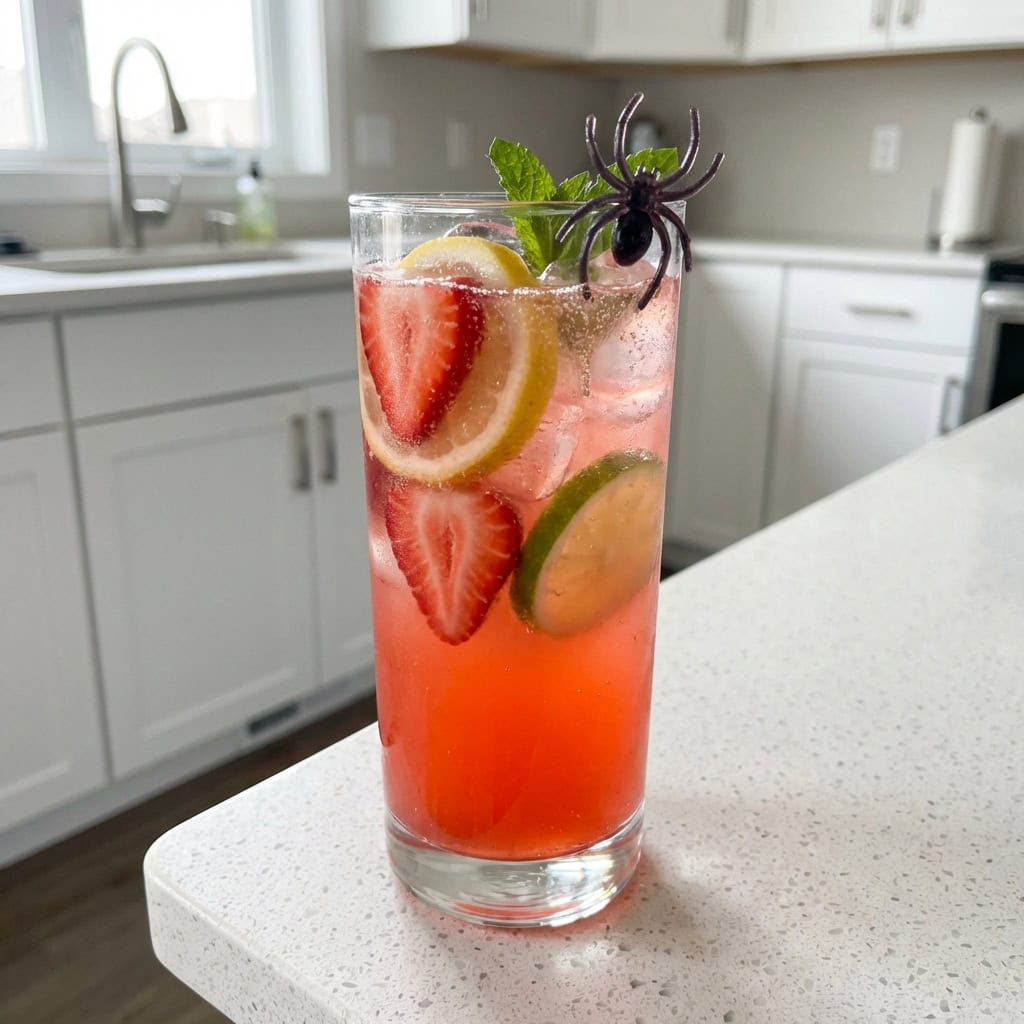 Spider Attack Strawberry Lemonade