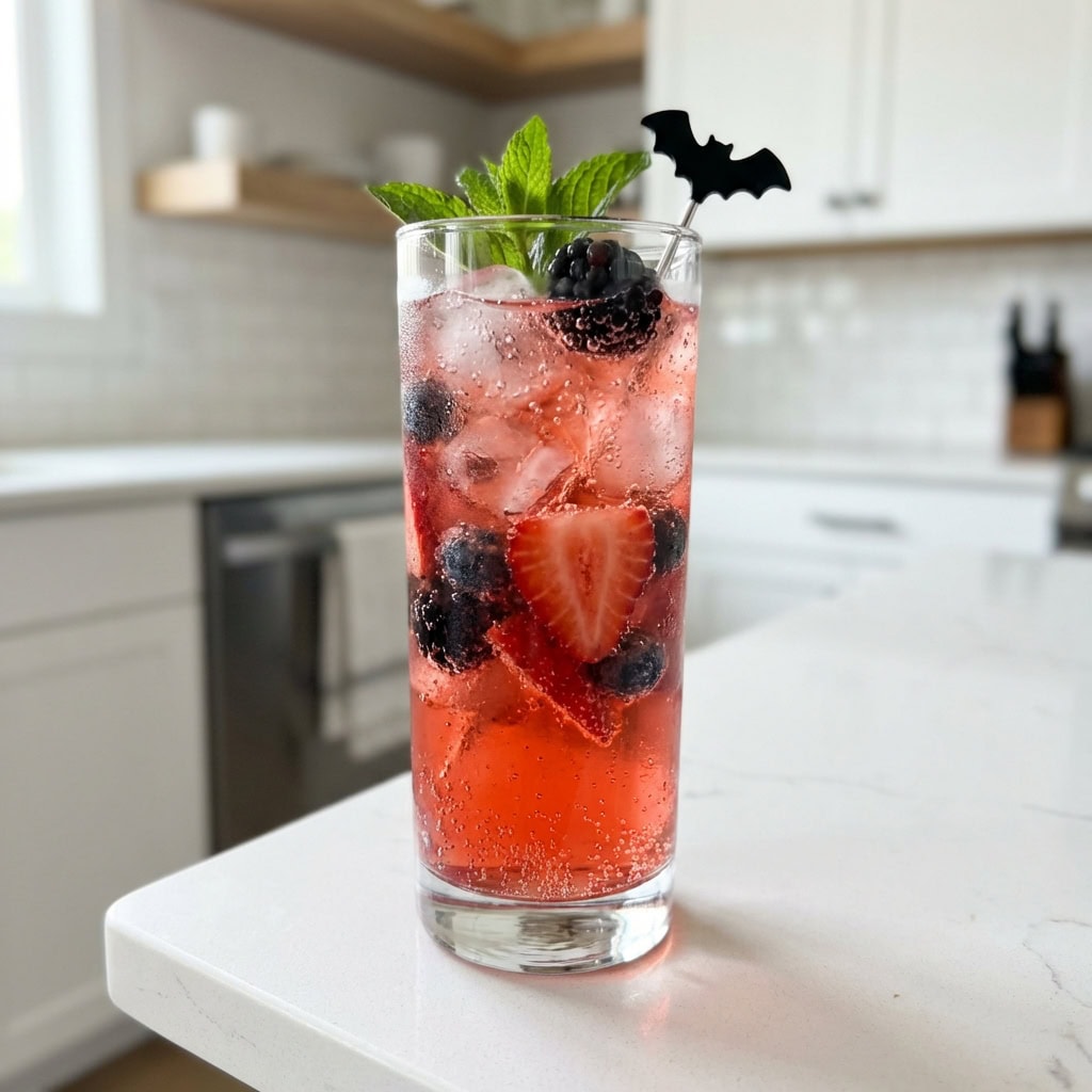 Batty Berry Midnight Soda