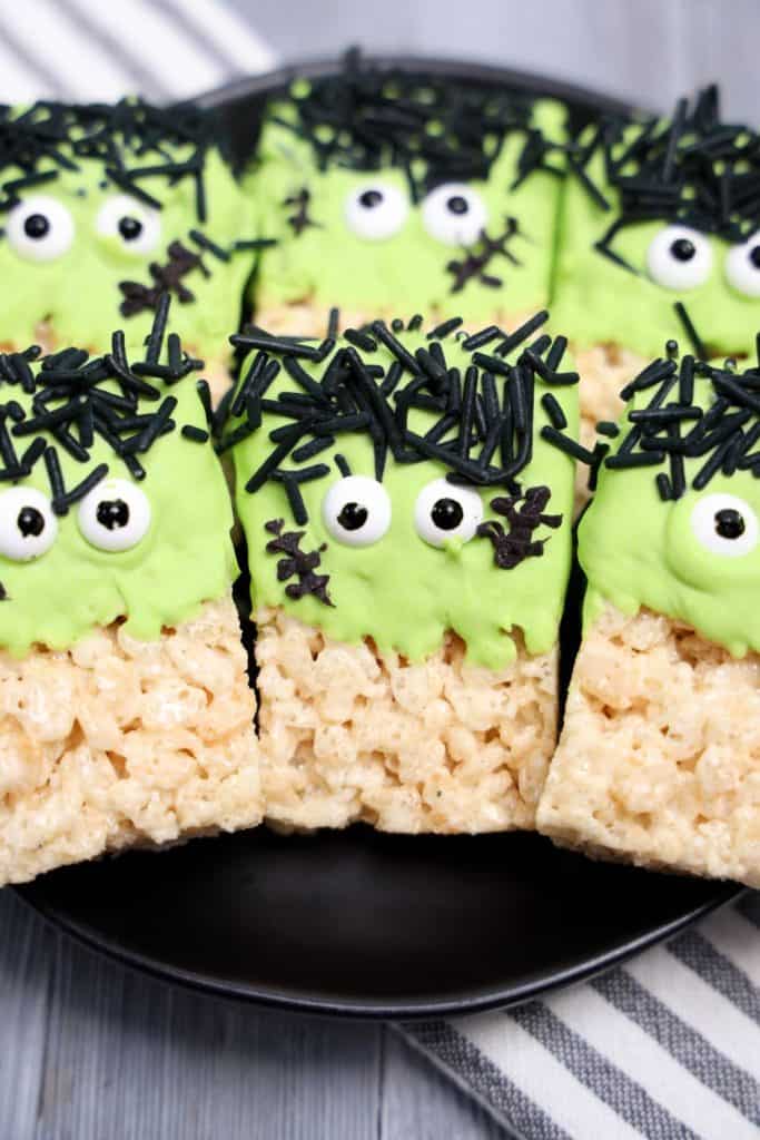Frankenstein Rice Krispie Treats